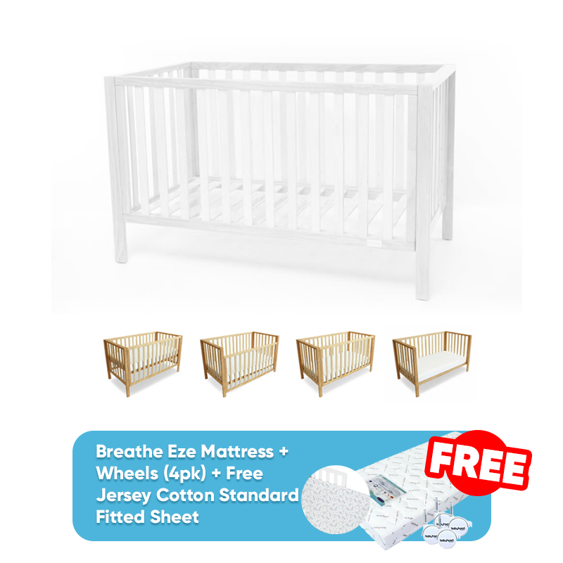 Babyhood Lulu Cot + FREE GIFT